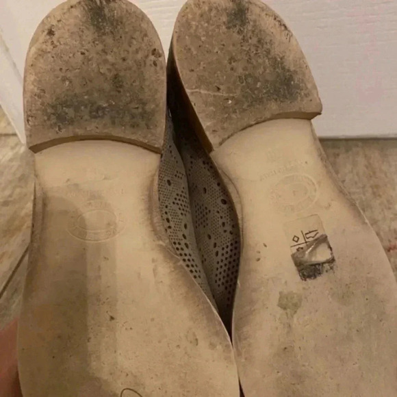 Donna Piu Women’s Leather Tan Slip On Loafers Flats - Picture 8 of 9